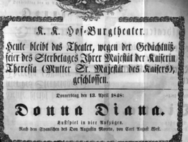 Theaterzettel (Oper und Burgtheater in Wien) 18480413 Seite: 2