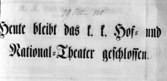Theaterzettel (Oper und Burgtheater in Wien) 18480519 Seite: 1