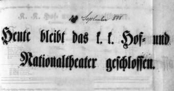 Theaterzettel (Oper und Burgtheater in Wien) 18480914 Seite: 1