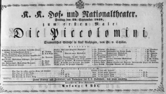Theaterzettel (Oper und Burgtheater in Wien) 18480929 Seite: 1
