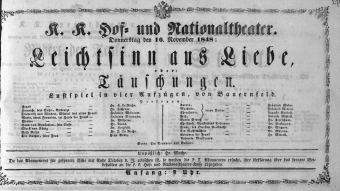 Theaterzettel (Oper und Burgtheater in Wien) 18481116 Seite: 2