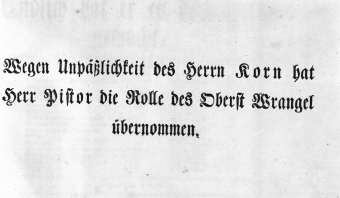 Theaterzettel (Oper und Burgtheater in Wien) 18490128 Seite: 1