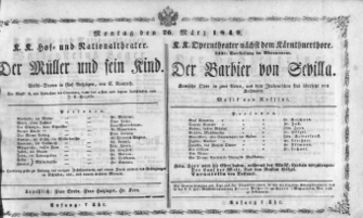 Theaterzettel (Oper und Burgtheater in Wien) 18490326 Seite: 2