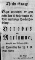 Theaterzettel (Oper und Burgtheater in Wien) 18490413 Seite: 2