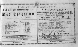 Theaterzettel (Oper und Burgtheater in Wien) 18491116 Seite: 2