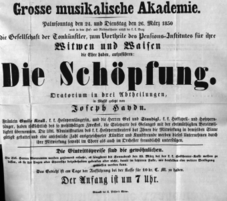 Theaterzettel (Oper und Burgtheater in Wien) 18500324 Seite: 1