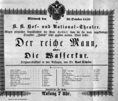 Theaterzettel (Oper und Burgtheater in Wien) 18501030 Seite: 2