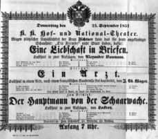 Theaterzettel (Oper und Burgtheater in Wien) 18510925 Seite: 2