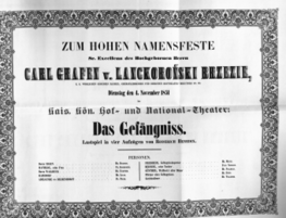 Theaterzettel (Oper und Burgtheater in Wien) 18511104 Seite: 2