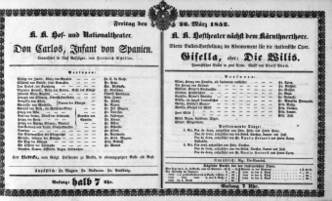 Theaterzettel (Oper und Burgtheater in Wien) 18520326 Seite: 2
