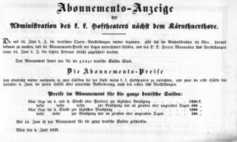 Theaterzettel (Oper und Burgtheater in Wien) 18520615 Seite: 2