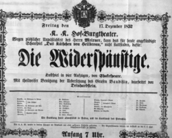 Theaterzettel (Oper und Burgtheater in Wien) 18521217 Seite: 2