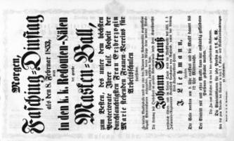 Theaterzettel (Oper und Burgtheater in Wien) 18530208 Seite: 1