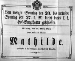 Theaterzettel (Oper und Burgtheater in Wien) 18530320 Seite: 2