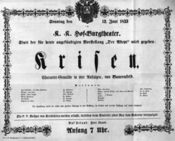 Theaterzettel (Oper und Burgtheater in Wien) 18530612 Seite: 2
