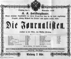 Theaterzettel (Oper und Burgtheater in Wien) 18531101 Seite: 2