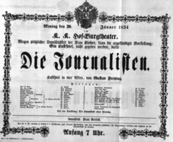 Theaterzettel (Oper und Burgtheater in Wien) 18540130 Seite: 2