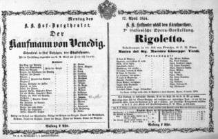 Theaterzettel (Oper und Burgtheater in Wien) 18540417 Seite: 2