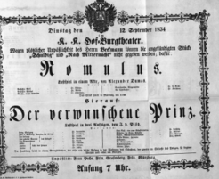 Theaterzettel (Oper und Burgtheater in Wien) 18540912 Seite: 2