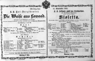 Theaterzettel (Oper und Burgtheater in Wien) 18540914 Seite: 2
