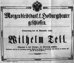 Theaterzettel (Oper und Burgtheater in Wien) 18541114 Seite: 2