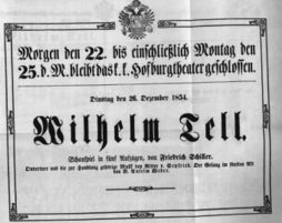 Theaterzettel (Oper und Burgtheater in Wien) 18541222 Seite: 2