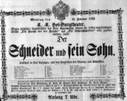 Theaterzettel (Oper und Burgtheater in Wien) 18550212 Seite: 2