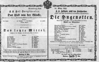 Theaterzettel (Oper und Burgtheater in Wien) 18550331 Seite: 2