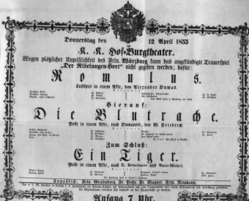 Theaterzettel (Oper und Burgtheater in Wien) 18550412 Seite: 2