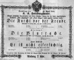 Theaterzettel (Oper und Burgtheater in Wien) 18550428 Seite: 2