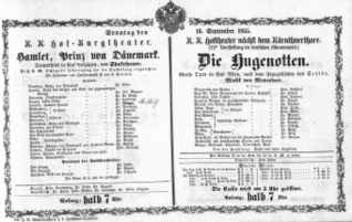 Theaterzettel (Oper und Burgtheater in Wien) 18550916 Seite: 2