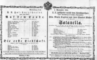 Theaterzettel (Oper und Burgtheater in Wien) 18551104 Seite: 2