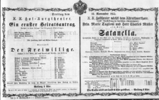 Theaterzettel (Oper und Burgtheater in Wien) 18551116 Seite: 2