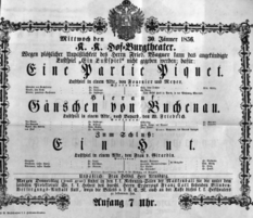 Theaterzettel (Oper und Burgtheater in Wien) 18560130 Seite: 2