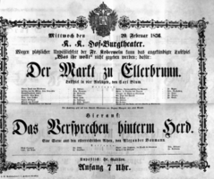 Theaterzettel (Oper und Burgtheater in Wien) 18560220 Seite: 2