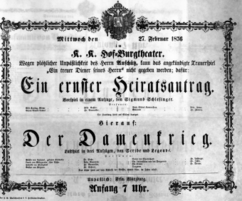 Theaterzettel (Oper und Burgtheater in Wien) 18560227 Seite: 2