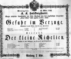 Theaterzettel (Oper und Burgtheater in Wien) 18560324 Seite: 3