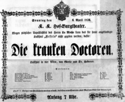 Theaterzettel (Oper und Burgtheater in Wien) 18560406 Seite: 2
