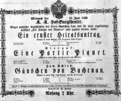Theaterzettel (Oper und Burgtheater in Wien) 18560618 Seite: 2