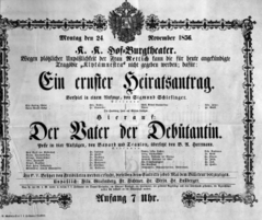 Theaterzettel (Oper und Burgtheater in Wien) 18561124 Seite: 2