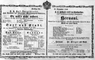 Theaterzettel (Oper und Burgtheater in Wien) 18561219 Seite: 2