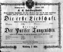 Theaterzettel (Oper und Burgtheater in Wien) 18570106 Seite: 2