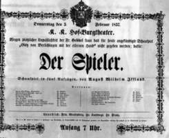 Theaterzettel (Oper und Burgtheater in Wien) 18570205 Seite: 2