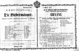 Theaterzettel (Oper und Burgtheater in Wien) 18570404 Seite: 2