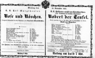 Theaterzettel (Oper und Burgtheater in Wien) 18571116 Seite: 2