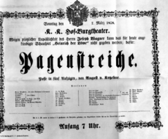 Theaterzettel (Oper und Burgtheater in Wien) 18580307 Seite: 2