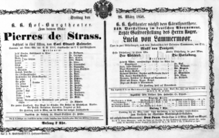 Theaterzettel (Oper und Burgtheater in Wien) 18580326 Seite: 2
