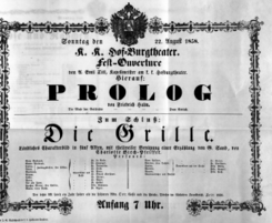 Theaterzettel (Oper und Burgtheater in Wien) 18580822 Seite: 2