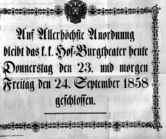Theaterzettel (Oper und Burgtheater in Wien) 18580923 Seite: 2