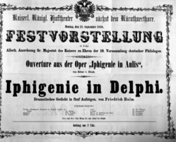 Theaterzettel (Oper und Burgtheater in Wien) 18580927 Seite: 2